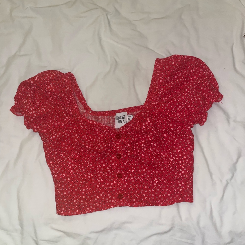 Princess Polly Laura Top Red